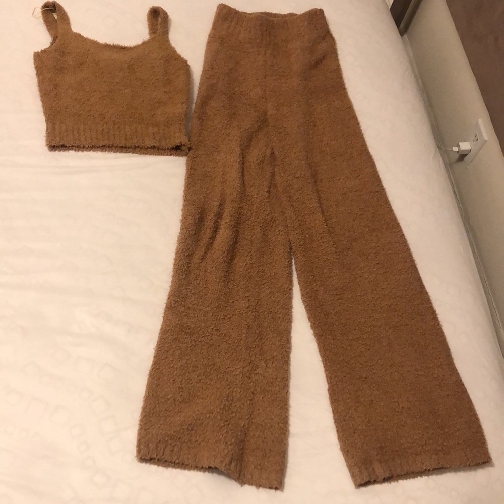 Skims cozy pants/tank SET - Camel